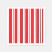 Peppermint Stripes Christmas Candy Cane Serviette (Vorderseite)