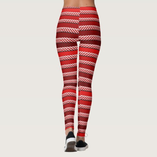 Peppermint Stripes Leggings (Rückseite)