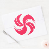 Peppermint Swirl Aufkleber (Umschlag)
