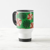 Peppermint Swirl Candy Reisebecher (Vorderseite Links)