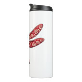 Peppermint Swirl Dragonfly Thermosbecher (Nach rechts gedreht)