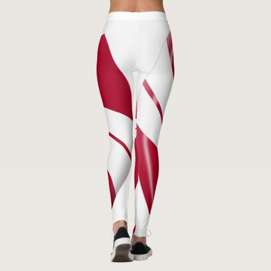 Peppermint Swirl Leggings (Rückseite)
