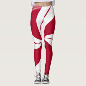 Peppermint Swirl Leggings (Vorderseite)