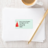 Peppermint Tree Address Label Adressaufkleber (Insitu)