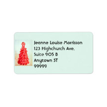 Peppermint Tree Address Label