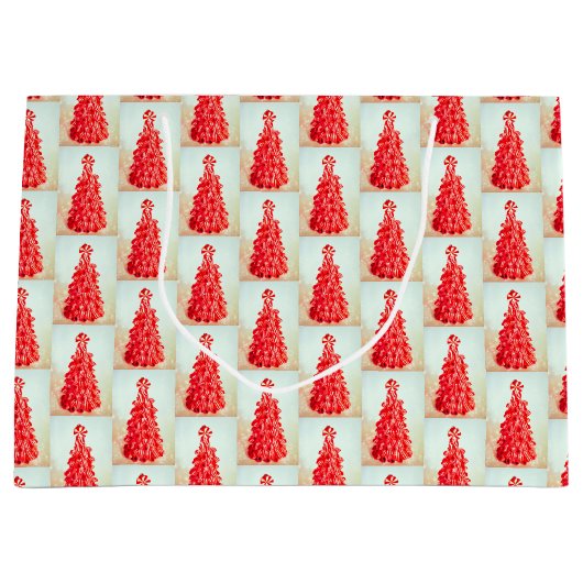 Peppermint Tree Große Geschenktasche Große Geschenktüte (Vorderseite)