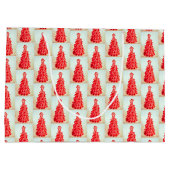 Peppermint Tree Große Geschenktasche Große Geschenktüte (Rückseite)