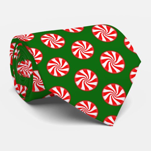 Peppermint Weihnachts-Krawatte Krawatte (Gerollt)