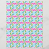 Peppermint Weihnachts Multicolors Papier (Rückseite)