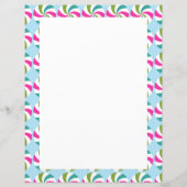 Peppermint Weihnachts Multicolors Papier (Vorderseite)