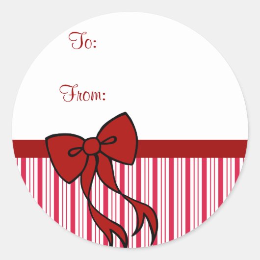 Peppermint Weihnachtsbäume - Aufkleber für das Ges (Vorderseite)