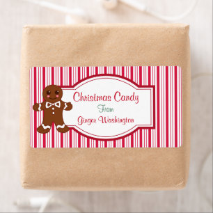 Peppermint Weihnachtscreme-Geschenke Tags Labels