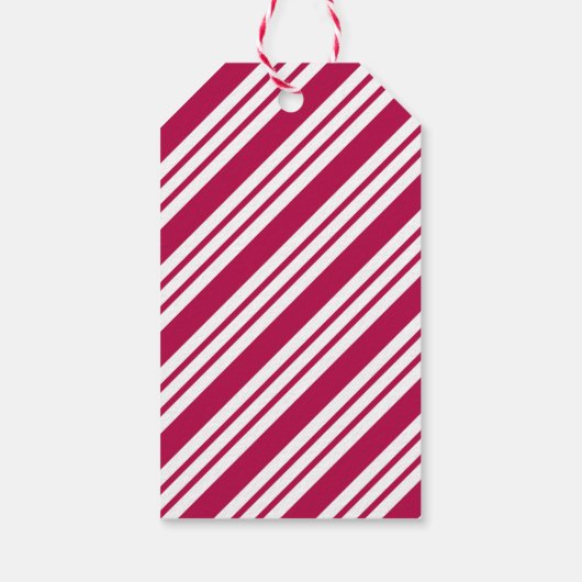 Peppermint Weihnachtskochtelefone Geschenkanhänger (Rückseite)