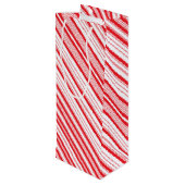 Peppermint Weinbeutel Geschenktüte Für Weinflaschen (Rückseite Schrägansicht)