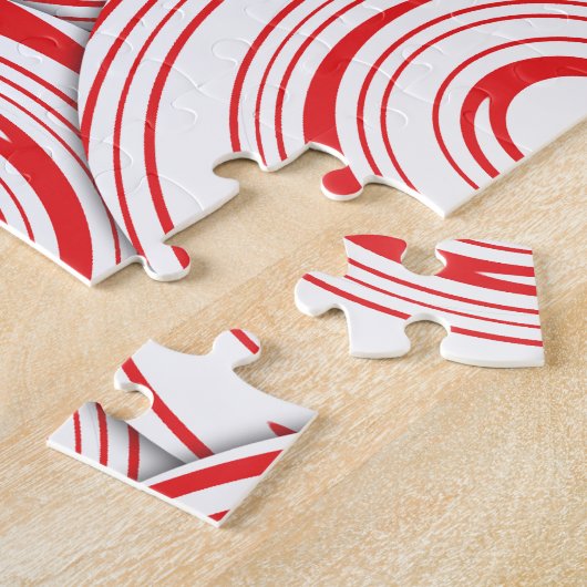 Peppermint-Wirbel Puzzle (Seite)