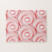 Peppermint-Wirbel Puzzle (Horizontal)