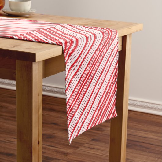 Peppermint Zickzack Table Runner Großer Tischläufer (Beispiel)