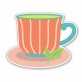 Peppermintee für Teeliebhaber Aufkleber (Vorderseite)