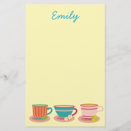 Peppermintee für Teeliebhaber Briefpapier (Vorderseite)