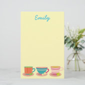 Peppermintee für Teeliebhaber Briefpapier (Stehend Vorderseite)