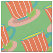 Peppermintee für Teeliebhaber Stoff (Nahaufnahme)