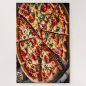 Pepperoni & Käse Pizza Puzzle (Vertikal)