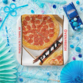 Pepperoni Käse Pizza Restaurant NAME Pappteller (Party)