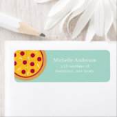 Pepperoni Pizza Address Labels (Insitu)