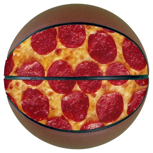 Pepperoni Pizza Basketball (Vorderseite)