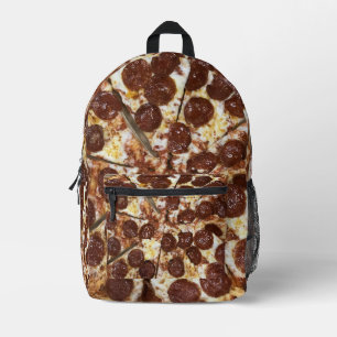 Pepperoni Pizza Bedruckter Rucksack