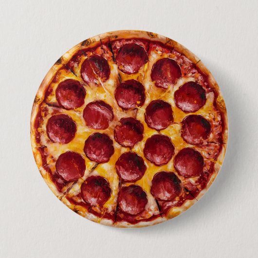 Pepperoni-Pizza Button (Vorderseite)