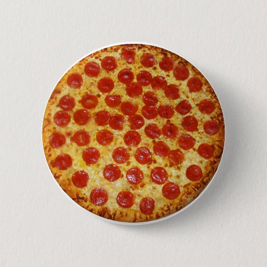 Pepperoni Pizza Button (Vorderseite)