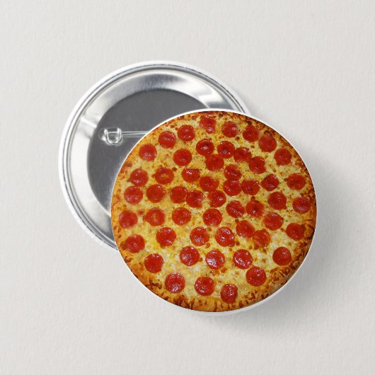 Pepperoni Pizza Button (Vorne & Hinten)