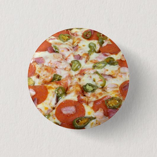 Pepperoni Pizza Button (Vorderseite)