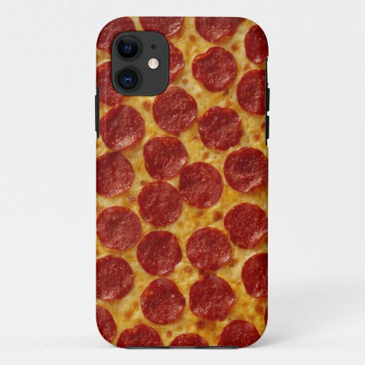 Pepperoni-Pizza Case-Mate iPhone Hülle (Rückseite)