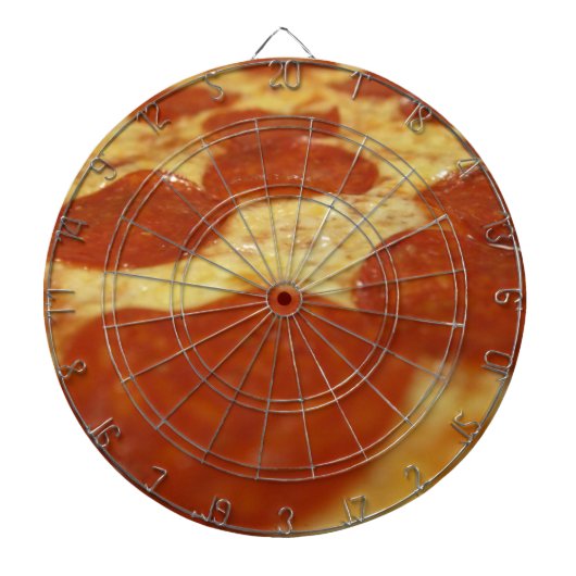 Pepperoni-Pizza Dartscheibe (vorne)