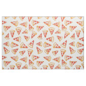 Pepperoni-Pizza, die Muster-Baumwollgewebe Stoff (Fat Quarter (45,7 x 55,9 cm))