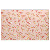 Pepperoni-Pizza, die Muster-Baumwollgewebe Stoff (Fat Quarter (45,7 x 55,9 cm))