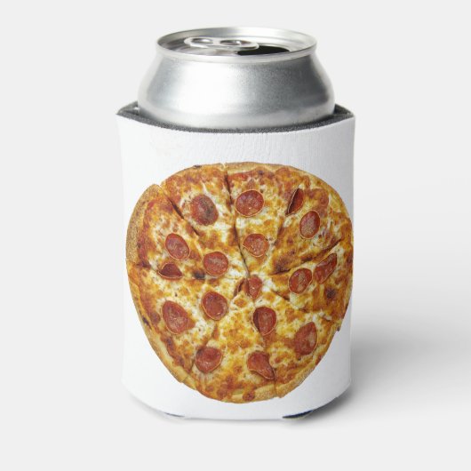 Pepperoni Pizza Dosenkühler (Kanne Rückseite)