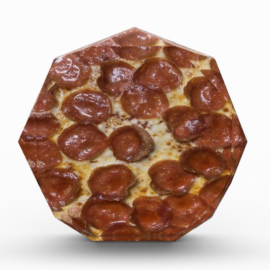 Pepperoni Pizza Fotoblock (Vorderseite)