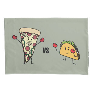 Pepperoni-Pizza GEGEN Taco: Mexikaner gegen Kissenbezug