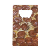 Pepperoni Pizza Geldbeutel Flaschenöffner (Rückseite)