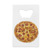 Pepperoni Pizza Geldbeutel Flaschenöffner (Rückseite)