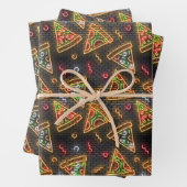 Pepperoni Pizza Geschenkpapier Set (Beispiel)