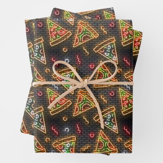 Pepperoni Pizza Geschenkpapier Set (Beispiel)