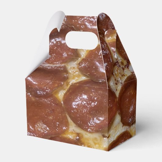 Pepperoni Pizza Geschenkschachtel (Rückseite)
