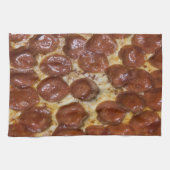 Pepperoni Pizza Geschirrtuch (Horizontal)