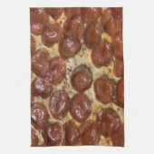 Pepperoni Pizza Geschirrtuch (Vertikal)
