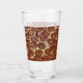 Pepperoni Pizza Glas (Rückseite)