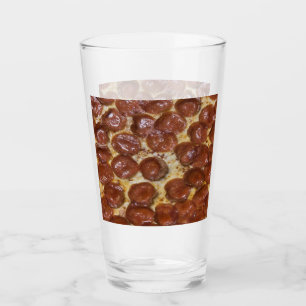Pepperoni Pizza Glas